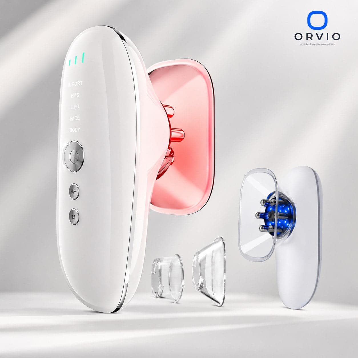 ORVIO Sculpt+ — appareil de massage anti-cellulite, vue de face