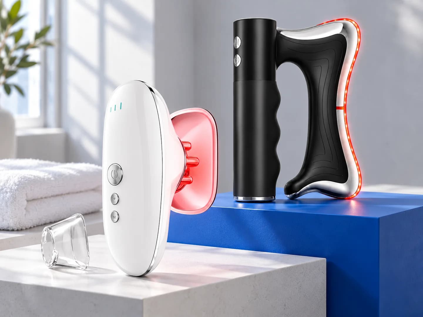 La sélection ORVIO : Sculpt+ et Therma V2 Pro dans un espace de bien-être